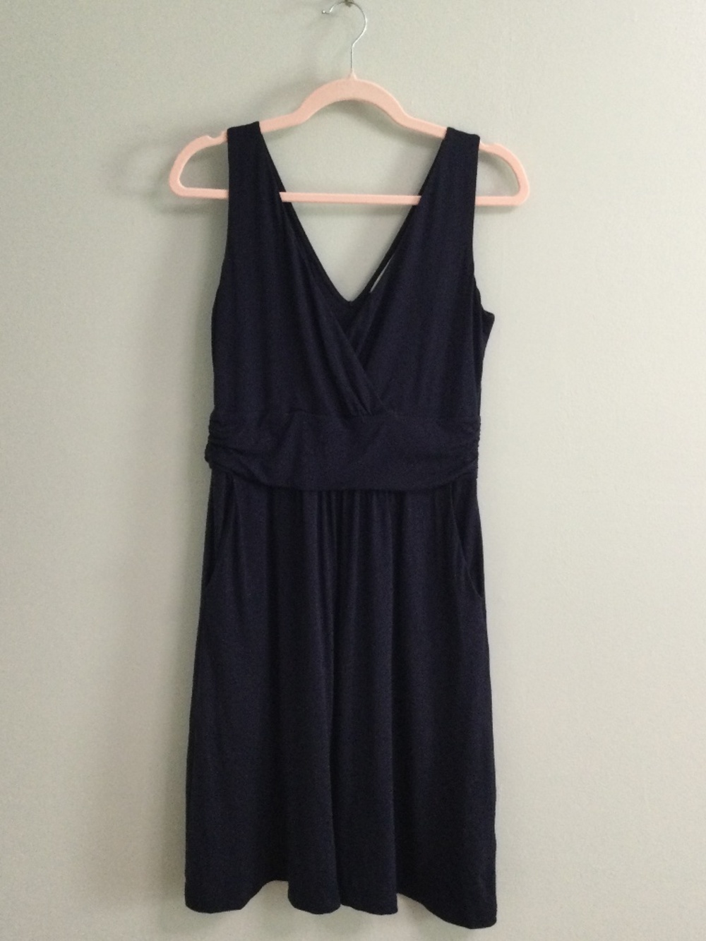 Boden Navy Wrap Top Sleeveless Dress